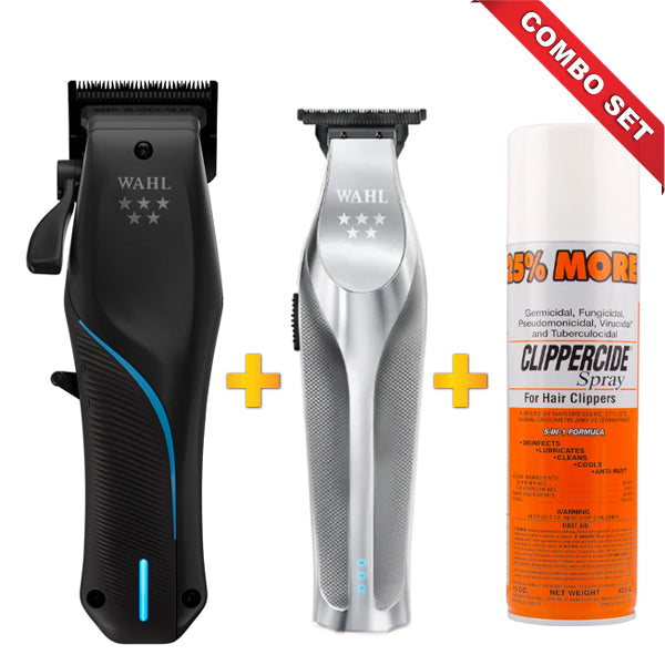 WAHL Premium Barber Comboコードレスバーバーキットi@v WAHL CORDLESS VAPOR / HI VIZ / CLIPPERCIDE COMBO – True Barber Supply