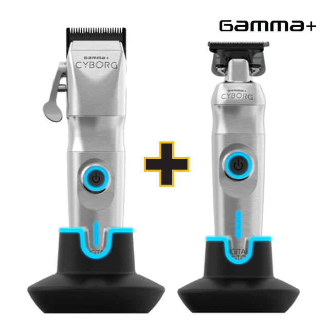 Gamma+ CYBORG トリマー プロ仕様セット GAMMA+ STYLECRAFT CYBORG COMBO CLIPPER & TRIMMER – True