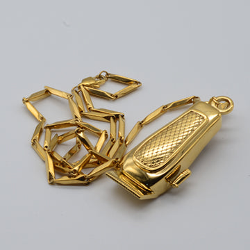 BX BARBER CLIPPER NECKLACE W/ CHAIN - 18K GOLD PLATED – True