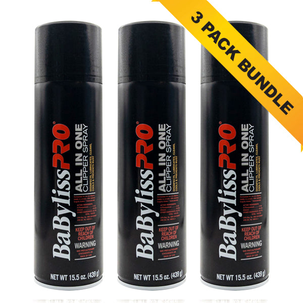 BABYLISS ALL IN ONE CLIPPER SPRAY (3 PACK BUNDLE)