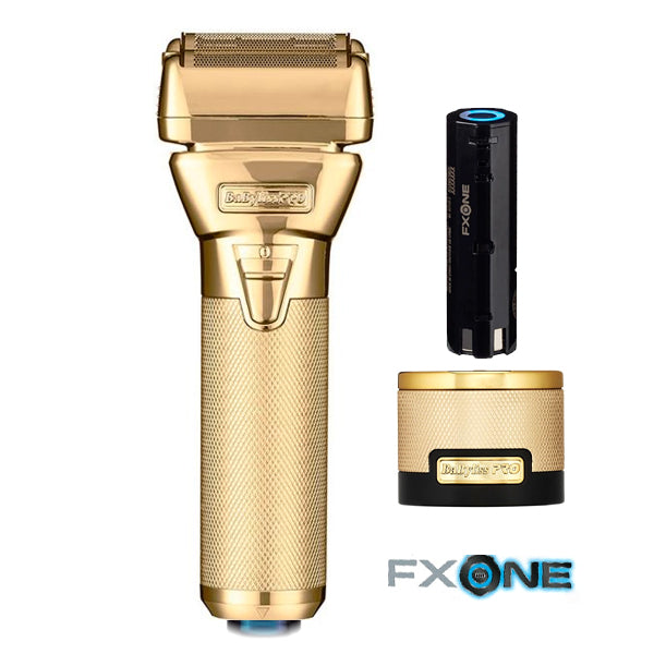 BABYLISS PRO FXONE GOLD FX DOUBLE FOIL SHAVER – True Barber Supply