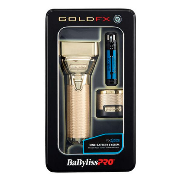 BABYLISS PRO FXONE GOLD FX DOUBLE FOIL SHAVER – True Barber Supply