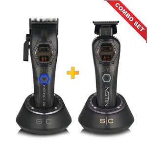 GAMMA+ STYLECRAFT INSTINCT "METAL" CORDLESS CLIPPER & TRIMMER COMBO