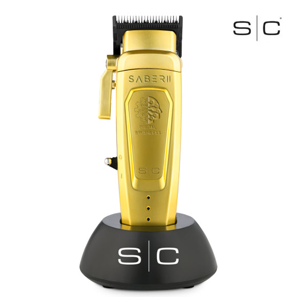 GAMMA+ STYLECRAFT SABER 2.0 GOLD CORDLESS CLIPPER