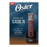 OSTER CORDLESS 76 DETACHABLE CLIPPER