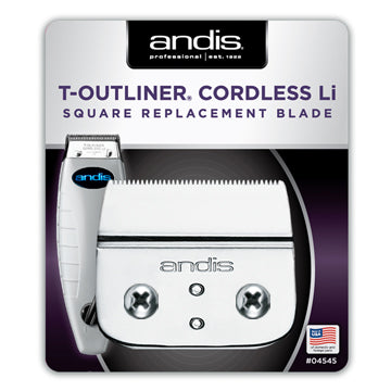 ANDIS CORDLESS T-OUTLINER SQUARE BLADE #04545
