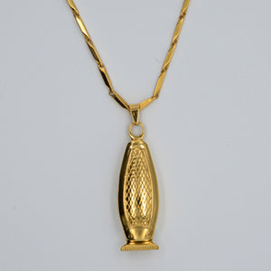 BX BARBER TRIMMER NECKLACE W/ CHAIN - 18K GOLD PLATED