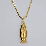 BX BARBER TRIMMER NECKLACE W/ CHAIN - 18K GOLD PLATED