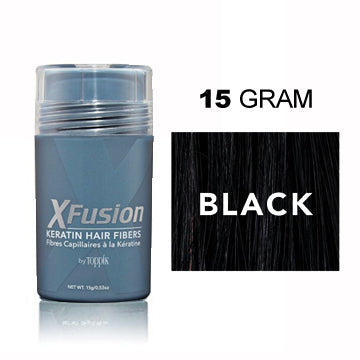XFUSION KERATIN HAIR FIBER BLACK 15G.