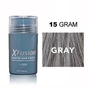 XFUSION KERATIN HAIR FIBER GRAY 15G.