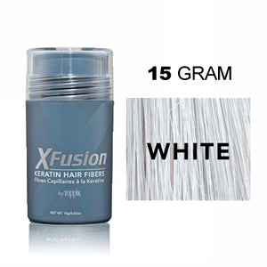 XFUSION KERATIN HAIR FIBER WHITE 15G.